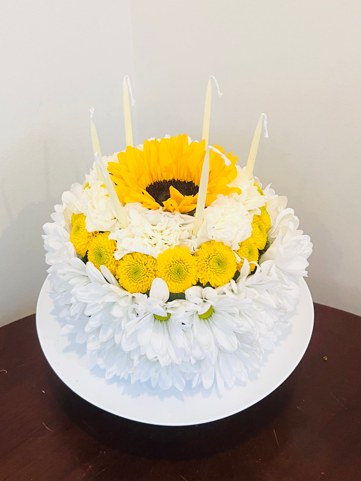 Birthday Smiles Floral Cake