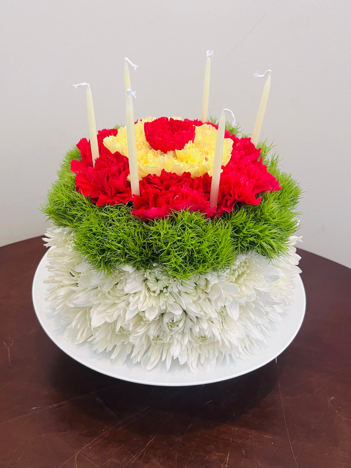 Wonderful Wishes Floral Cake