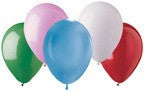 Five Assorted Latex Balloons