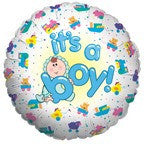 It's a Boy Mylar Balloon