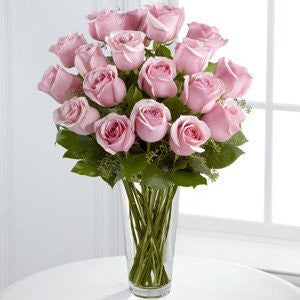 Long Stem Pink Rose Bouquet