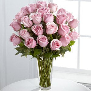 Long Stem Pink Rose Bouquet