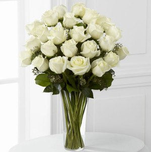 Long Stem White Rose Bouquet