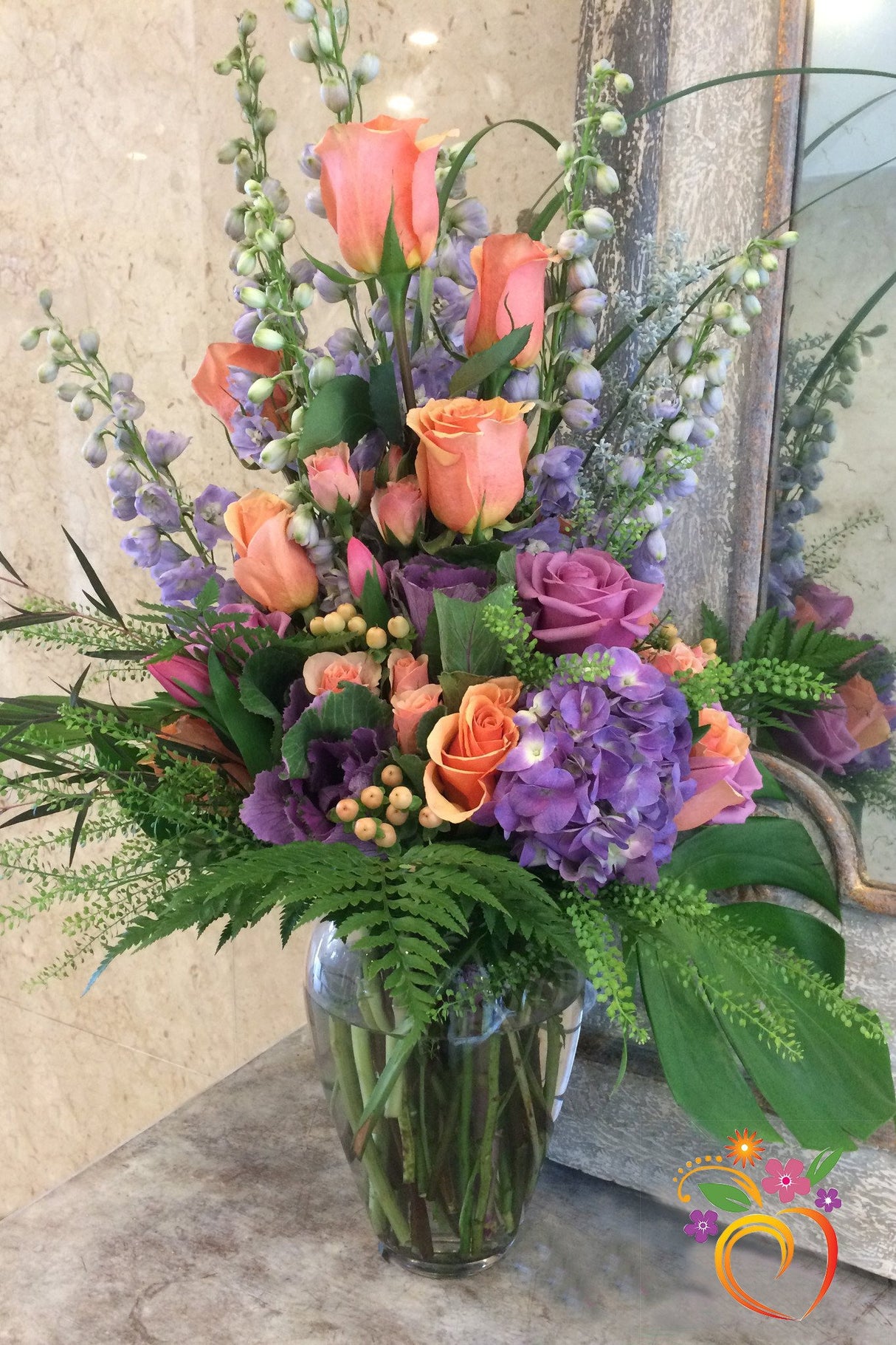 Lavender and Lace Bouquet